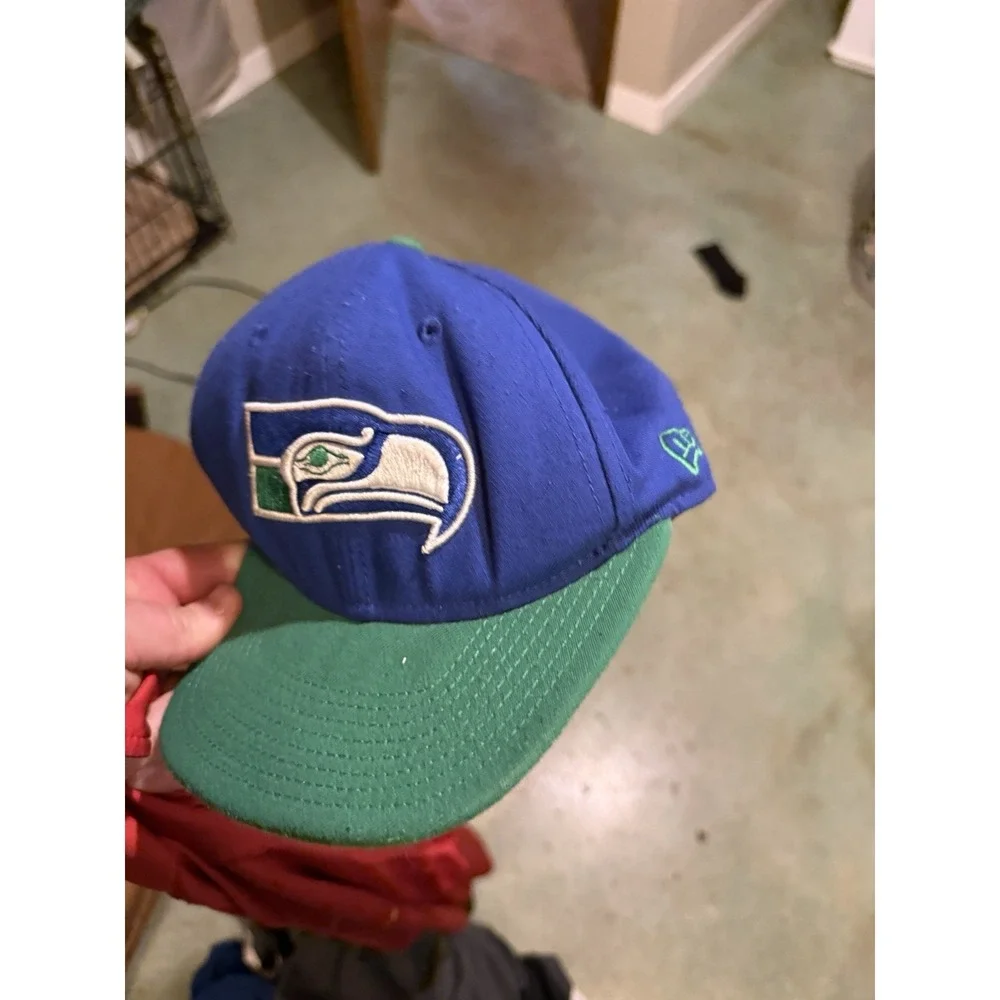 Seattle Seahawks New Era 9FIFTY Snapback Hat Blue Green‎ NFL Cap